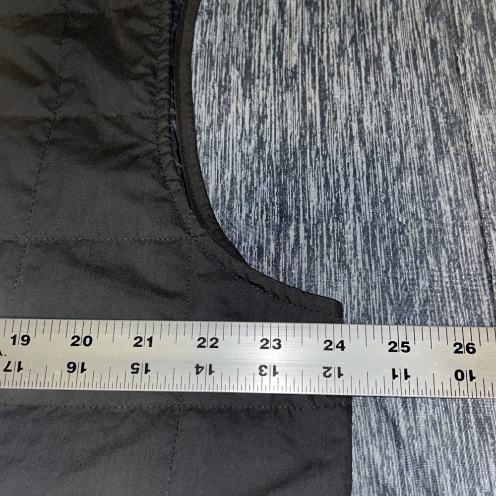L.L.Bean Soft Shell Vest Men's Large Tall in Dark Gray ODGH1 - Picture 8 of 9